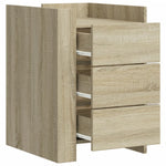 ZNTS Bedside Cabinet Sonoma Oak 45x50x65 cm Engineered Wood 848306