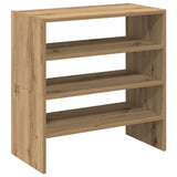 Shoe Racks 2 pcs Stackable Artisan Oak 60x30x30.5 cm 858874