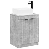 Bathroom Furniture Set Concrete Grey Engineered Wood 3404225