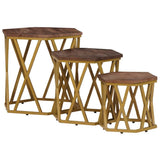 Coffee Tables Brown 55 x 55 x 50 cm Solid Mango Wood 4104646