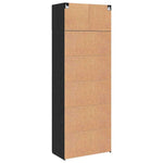 Storage Cabinet Black oak 80 x 41 x 225 cm Engineered wood 3394517