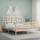 Bed Frame without Mattress 160x200 cm Solid Wood 3194906