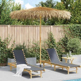 Tiki Umbrella with Banana Leaf Canopy 240 cm Bamboo 4108224