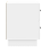Bedside Cabinet 2 pcs High Gloss White 43 x 34.5 x 44.5 cm 895224