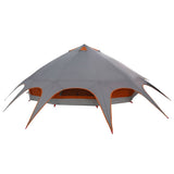 Teepee Tent 9-Person Grey and Orange 502 x 502 x 297 cm 42004019