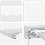 Manual Retractable Awning White 4.5 x 3.5 m 3420320