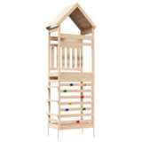 Outdoor Play Tower Natural 53 x 85 x 264 cm Solid Pine Wood 826532
