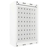 Wall Mounted Tool Cabinet Industrial Style Metal Grey and Black 145354