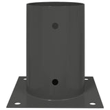 Round Ground Anchor 12 pcs Anthracite 15 x 15 x 15 cm Metal 42030129