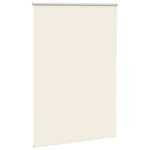 ZNTS Roller Blind Blackout Off White 110x150 cm Fabric Width 105.7 cm Polyester 4011650