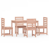 5 Piece Garden Dining Set Solid Wood Douglas 3154688