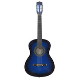Classical Guitar for Beginner and Kids Blue 3/4 36" 70116