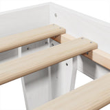 Bed Frame without Mattress White 90x190 cm Solid Wood Pine 855377