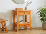 Console Table Natural 50.5 x 30 x 75.5 cm Solid Mahogany Wood 42009937