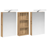 Bathroom Cabinet Set 3 pcs 110 x 10.5 x 60.5 cm Engineered wood 3403727