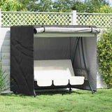 Outdoor Swing Cover Black 175 x 125 x 180 cm 600D Oxford Fabric 4105917