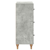 Drawer Cabinet Concrete Grey 66 x 34.5 x 90 cm Engineered Wood 894148