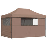 Party Tent Folding Brown 279 x 410 x 315 cm Oxford Fabric 42023603