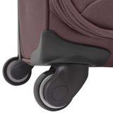 3 Piece Soft Case Trolley Set Coffee 91318