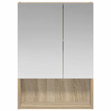 Bathroom Mirror Cabinet with Shelf Sonoma Oak 50 x 14.5 x 70 cm 889201