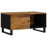 Coffee Table 80x50x40 cm Solid Wood Mango&Engineered Wood 350635