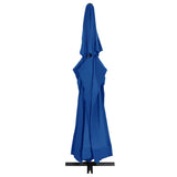 Garden Parasol with Aluminium Pole 600 cm Azure Blue 47377