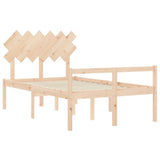 Senior Bed without Mattress 120x200 cm Solid Wood 3195541