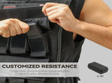 30KG Adjustable Weighted Vest, Running Weight Vest, with 30 Metal Weights, Reflective Strips, for T3398P425066