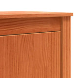Sideboard Wax Brown 70 x 35 x 80 cm Solid Pine Wood 869898