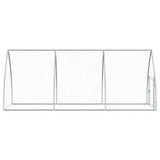 Chicken Cage Silver 300x105x120 cm Galvanised Steel 172553
