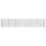 143566 Gabion Raised Bed Galvanised Steel 540x50x100 cm