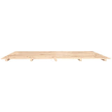 Bed Frame without Mattress 200x200 cm Solid Wood Pine 824558