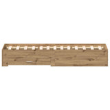 Bed Frame with Drawer Artisan Oak 120 x 200 cm Engineered Wood 3333970