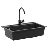 Sink Black 795 x 505 mm Granite 42028388