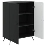 Sideboard Black 66 x 34.5 x 90 cm Engineered Wood 895506