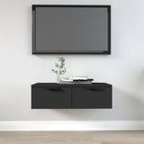 Wall Cabinet Black 68x30x20 cm Engineered Wood 811395