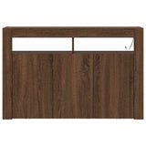 Sideboard Brown Oak 116 x 30 x 75 cm Engineered Wood 3333882