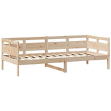 Daybed with Drawers without Mattress 90x200 cm Solid Wood 3302114