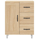 Highboard Sonoma Oak 69,5x34x180 cm Engineered Wood 3200036