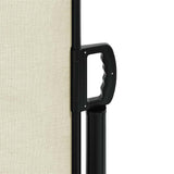 Retractable Side Awning Cream 180x500 cm 4004445