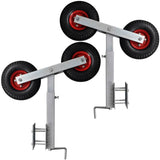 Boat Trailer Double Wheel Bow Support Set of 2 59 - 84 cm 141551