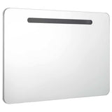 LED Bathroom Mirror Cabinet 80x9.5x55 cm 285120