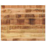 Table Top 90x80x3.8 cm Rectangular Solid Wood Rough Mango 371416