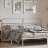 Metal Replace Headboard White 200 cm 376687