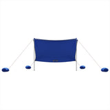 Beach Canopy with Sand Anchors Blue 304x300 cm 4008644