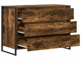 Sideboard Smoke Oak 79 x 36 x 75.5 cm Engineered Wood 886596