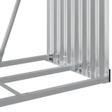 Log Holder Anthracite 80x45x120 cm Galvanised Steel 364559