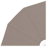 Balcony Privacy Screen 210 x 210 cm Polyester Taupe 42000936