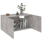Wall Mounted Cabinet Concrete Grey 80x39x40 cm Engineered Wood 802799