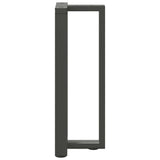 Console Table Legs T-Shaped 2 pcs Anthracite 38x25x cm Steel 4013046